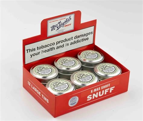 It is also known as chewing tobacco, oral tobacco, spit or spitting tobacco, dip, chew, and snuff. . Snuff brands in usa